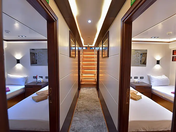 Custom Built 333 - Twin bed cabin lower deck 2  - External image