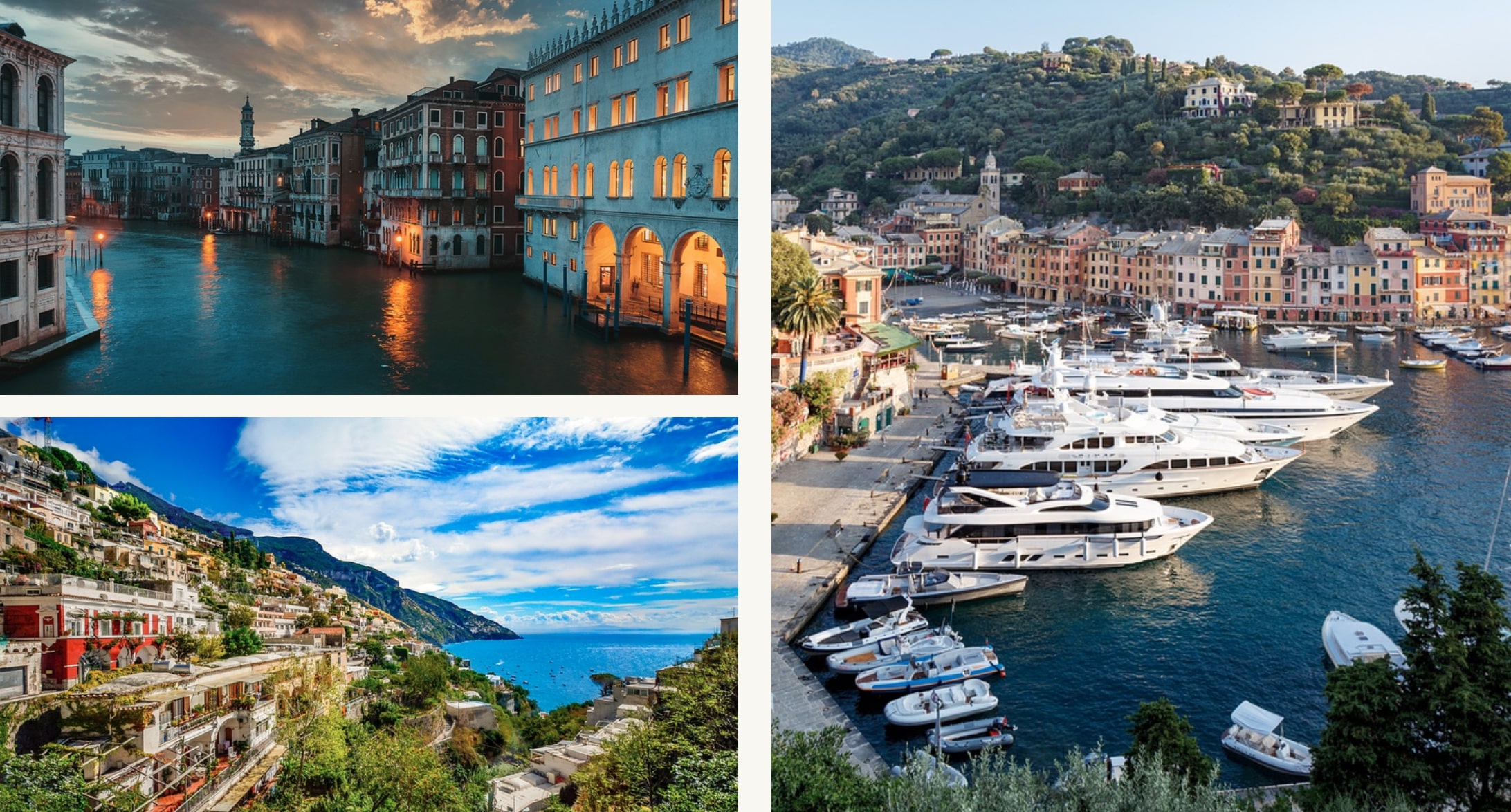 Coastal Cities of Italy (Liguria, Amalfi Coast, Venice)