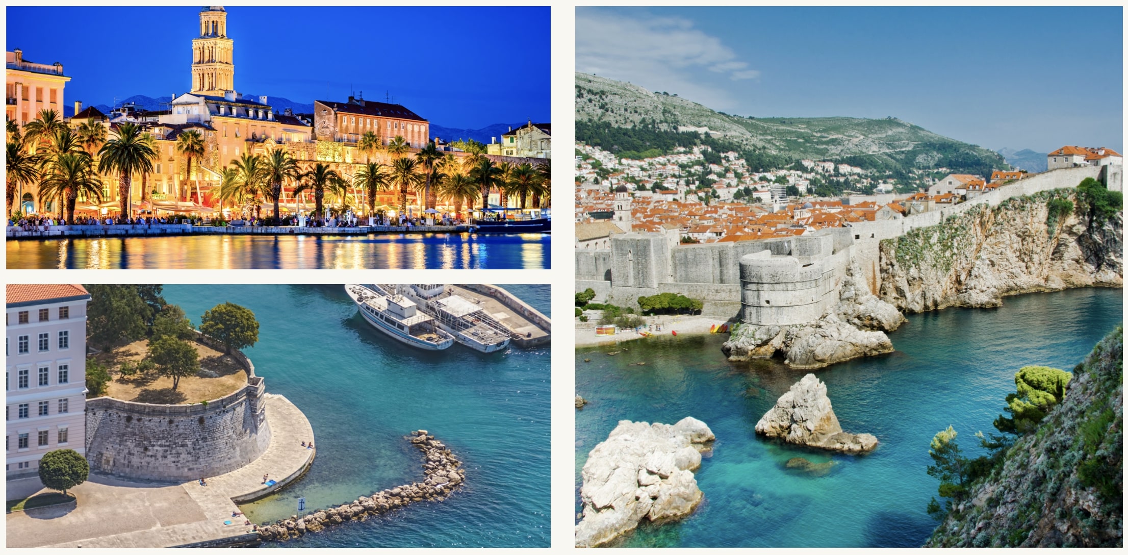 Coastal Cities of Croatia (Dubrovnik, Split, Zadar) 